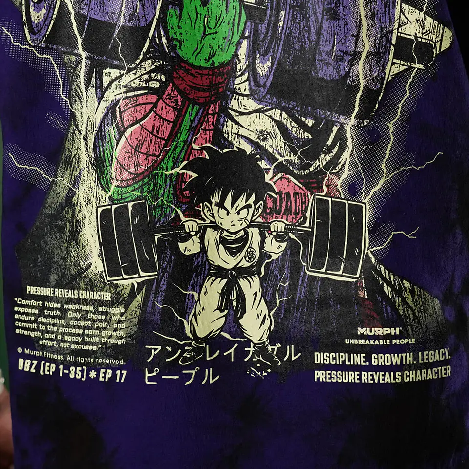 Remera Oversize The Master - Purple Storm 5