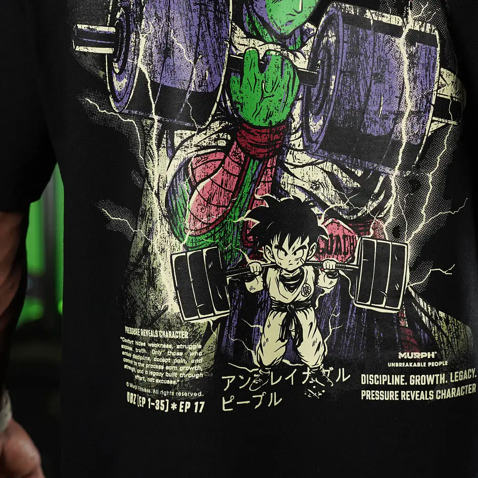 Remera Oversize The Master - Negro 5