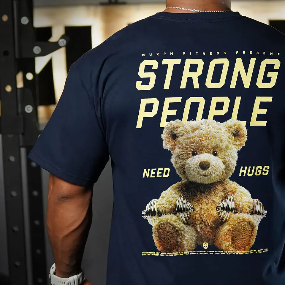 Remera Oversize TEDDY BEAST - Navy 3