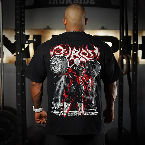 Remera Oversize Gymren - Negro