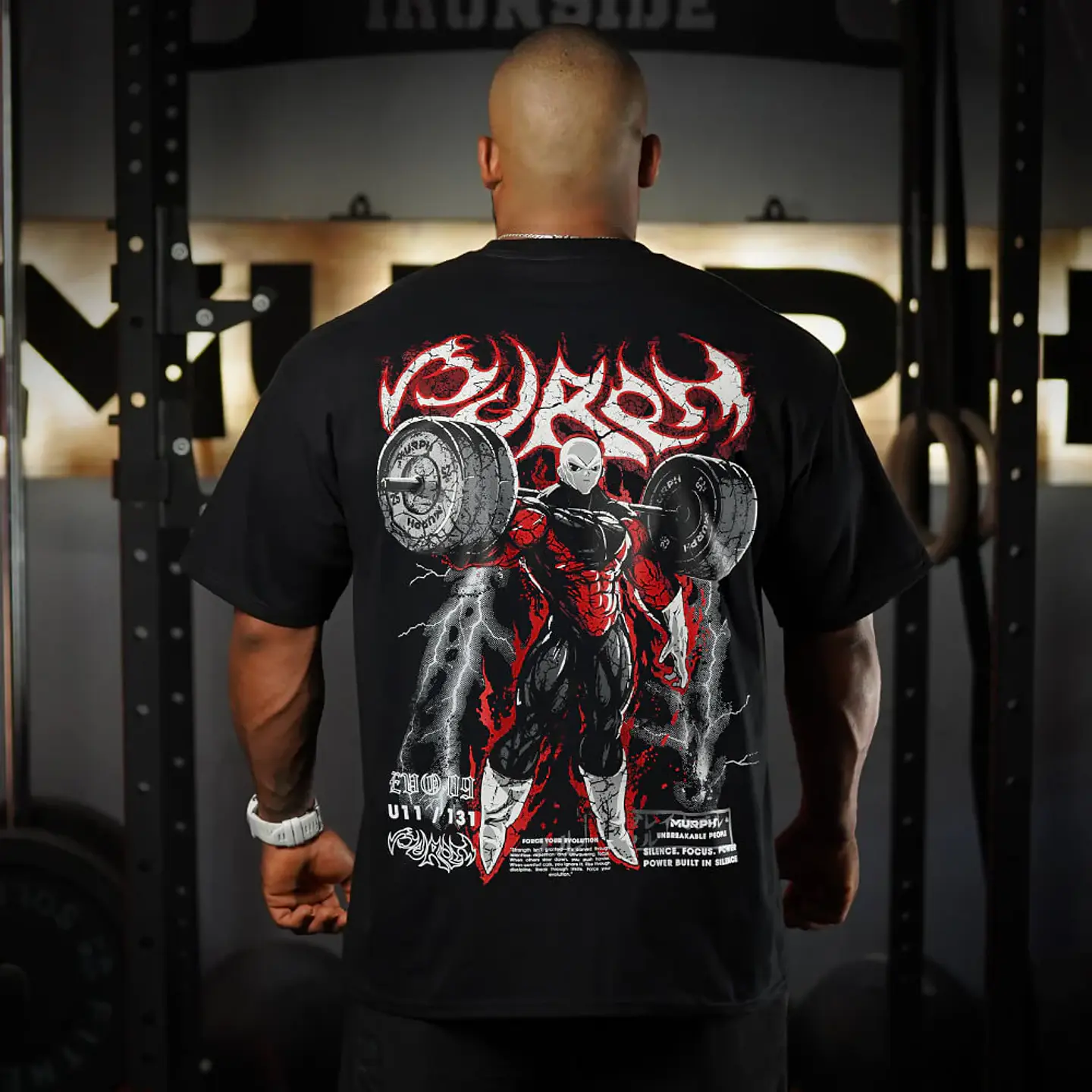 Remera Oversize Gymren - Negro 1