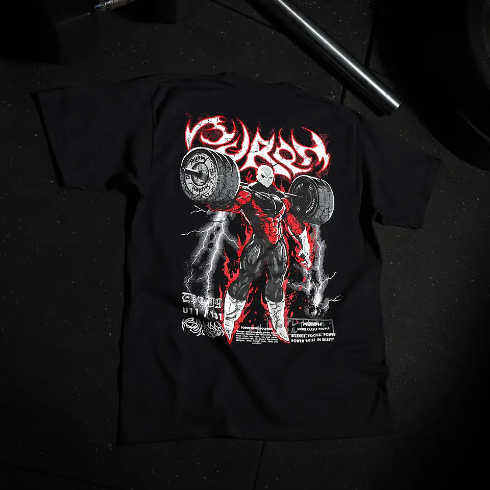 Remera Oversize Gymren - Negro 5