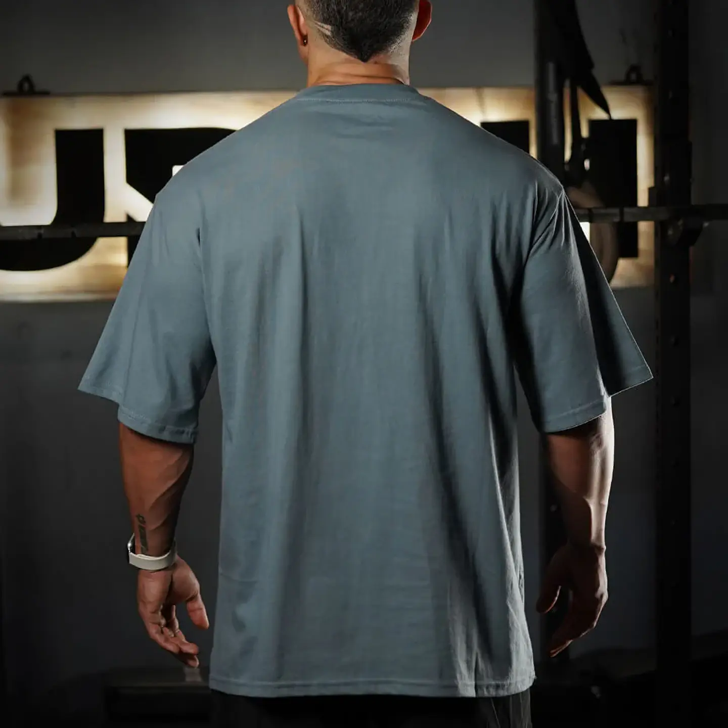 Oversize Premium Embroidery Fucking Legend - Steel Gray 2