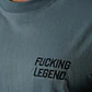 Oversize Premium Embroidery Fucking Legend - Steel Gray - Miniatura 5
