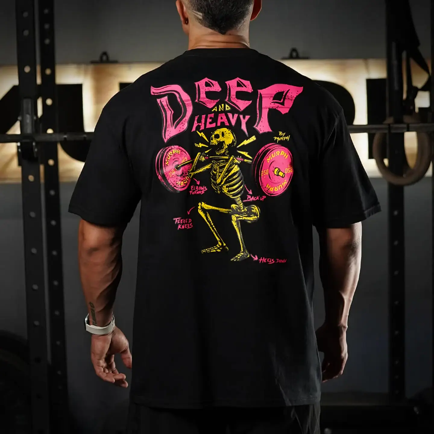 Remera Oversize Deep and Heavy - Negro 1