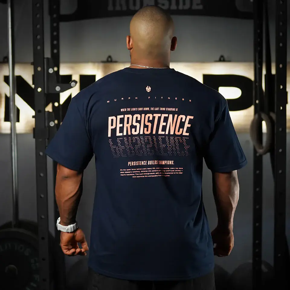 Remera Oversize PERSISTENCE - Navy 1