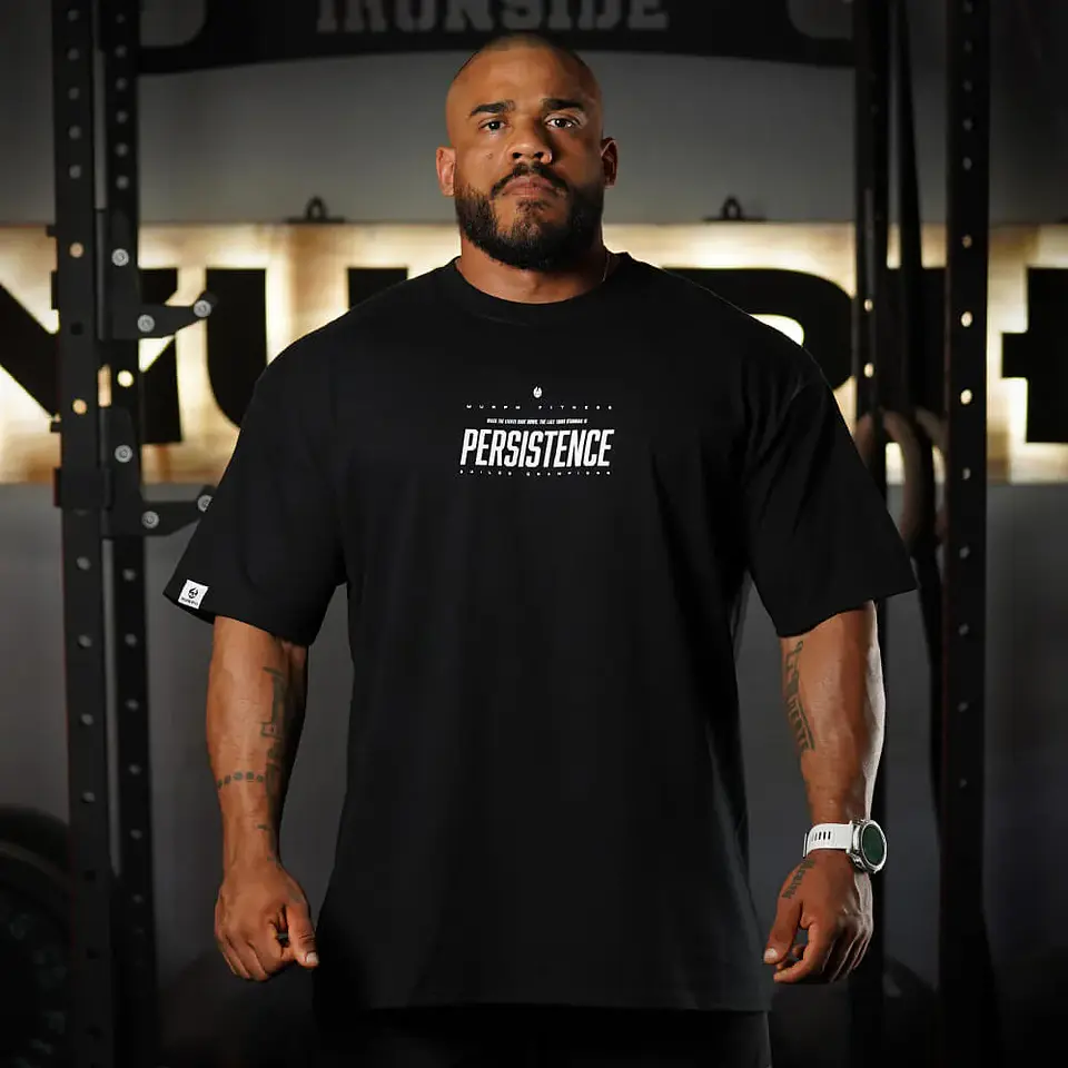 Remera Oversize PERSISTENCE - Negro 2