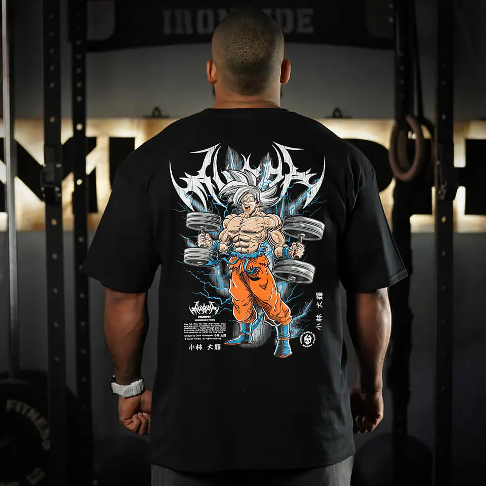 Remera Oversize PRO Goku - Negro 1