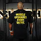 Remera Oversize PRO MUSCLE UPGRADE EVERY OUTFIT - Negro - Miniatura 1