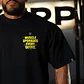 Remera Oversize PRO MUSCLE UPGRADE EVERY OUTFIT - Negro - Miniatura 5
