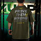  Remera Oversize PROVE THEM WRONG - Verde Táctico - Miniatura 1