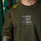  Remera Oversize PROVE THEM WRONG - Verde Táctico - Miniatura 4