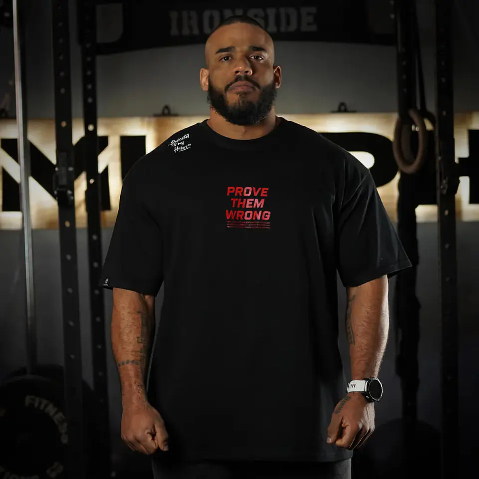 Remera Oversize PROVE THEM WRONG - Negro 2