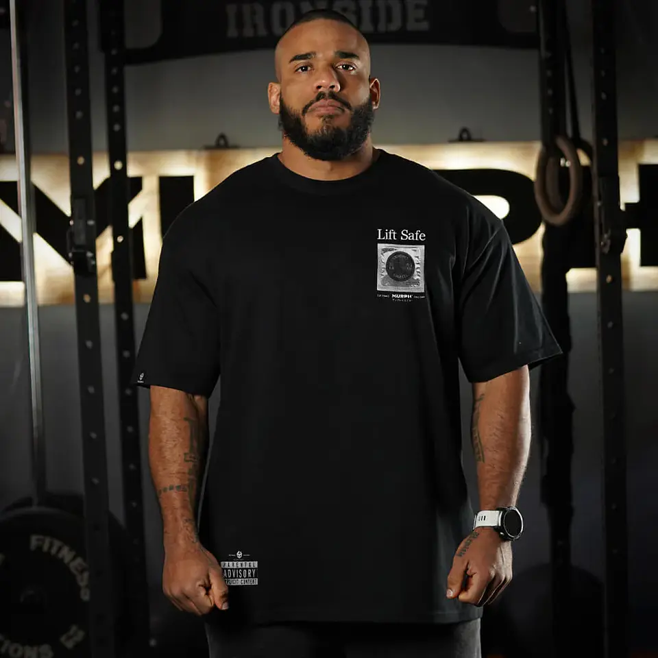 Remera Oversize LIFT SAFE - Negro 2
