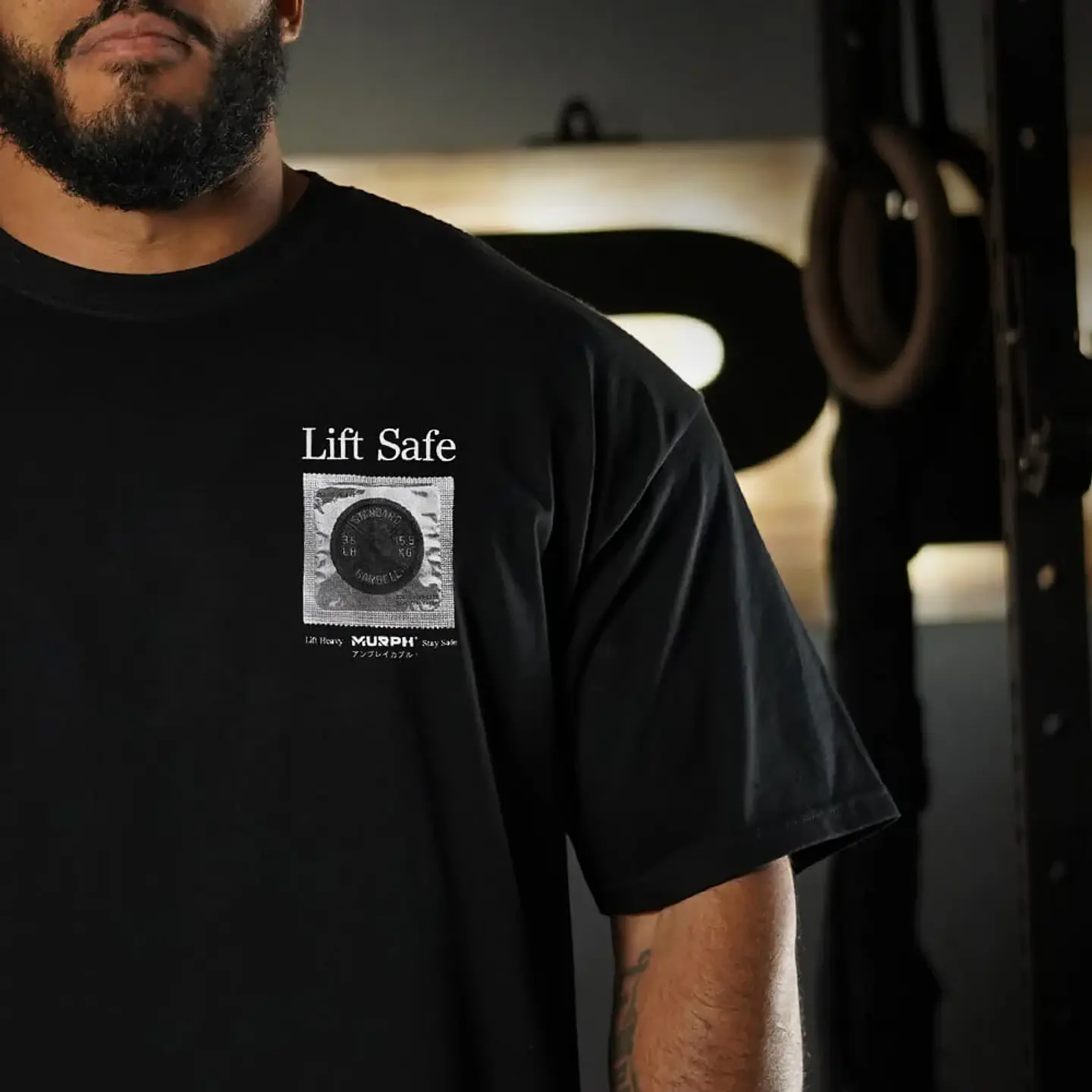 Remera Oversize LIFT SAFE - Negro 4