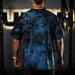 Remera Oversize Skull logo - Blue Storm - Miniatura 2