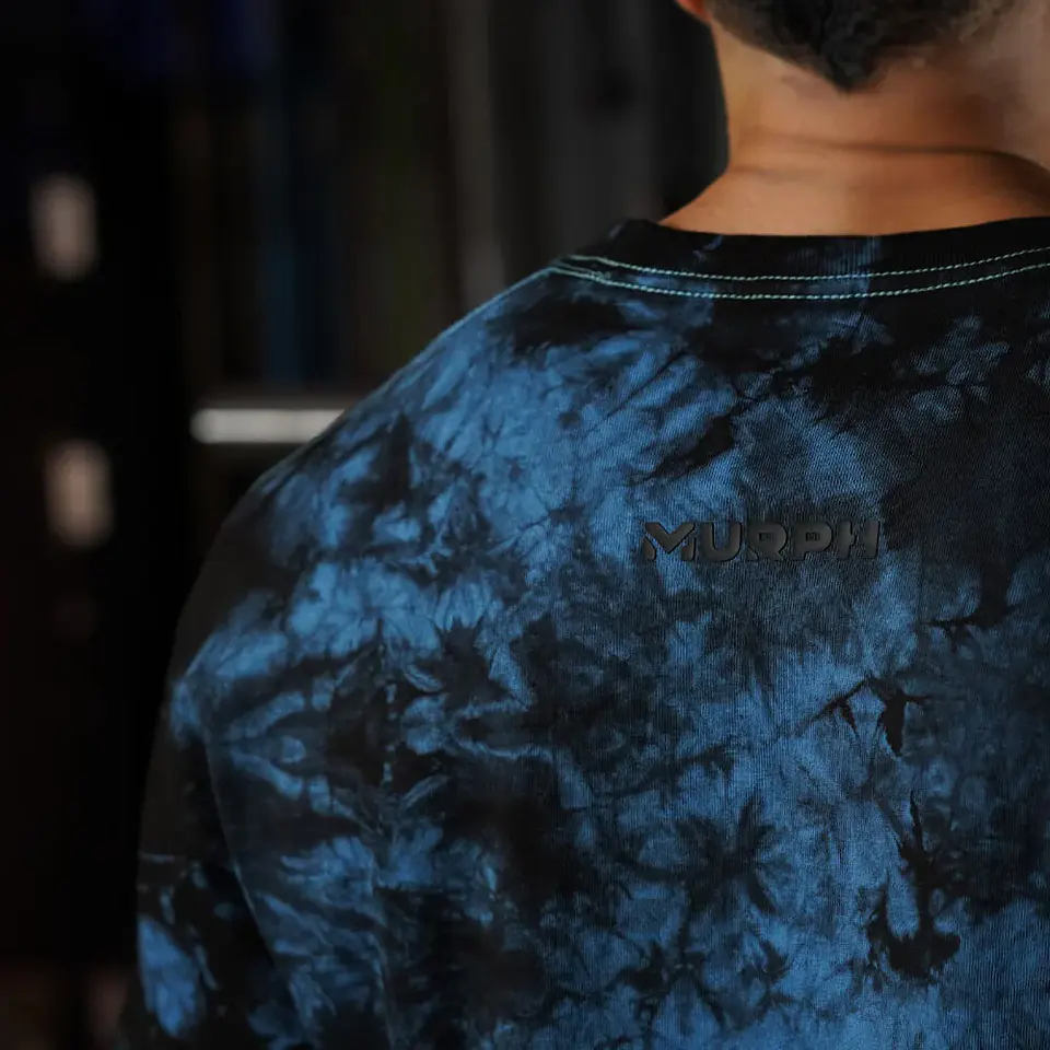 Remera Oversize Skull logo - Blue Storm 5