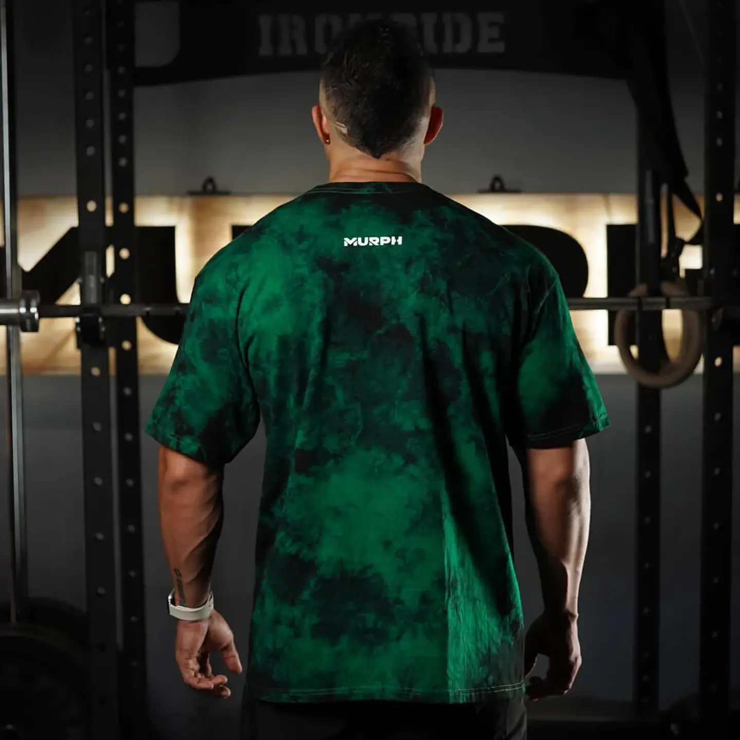 Remera Oversize Skull logo - Green Storm 2