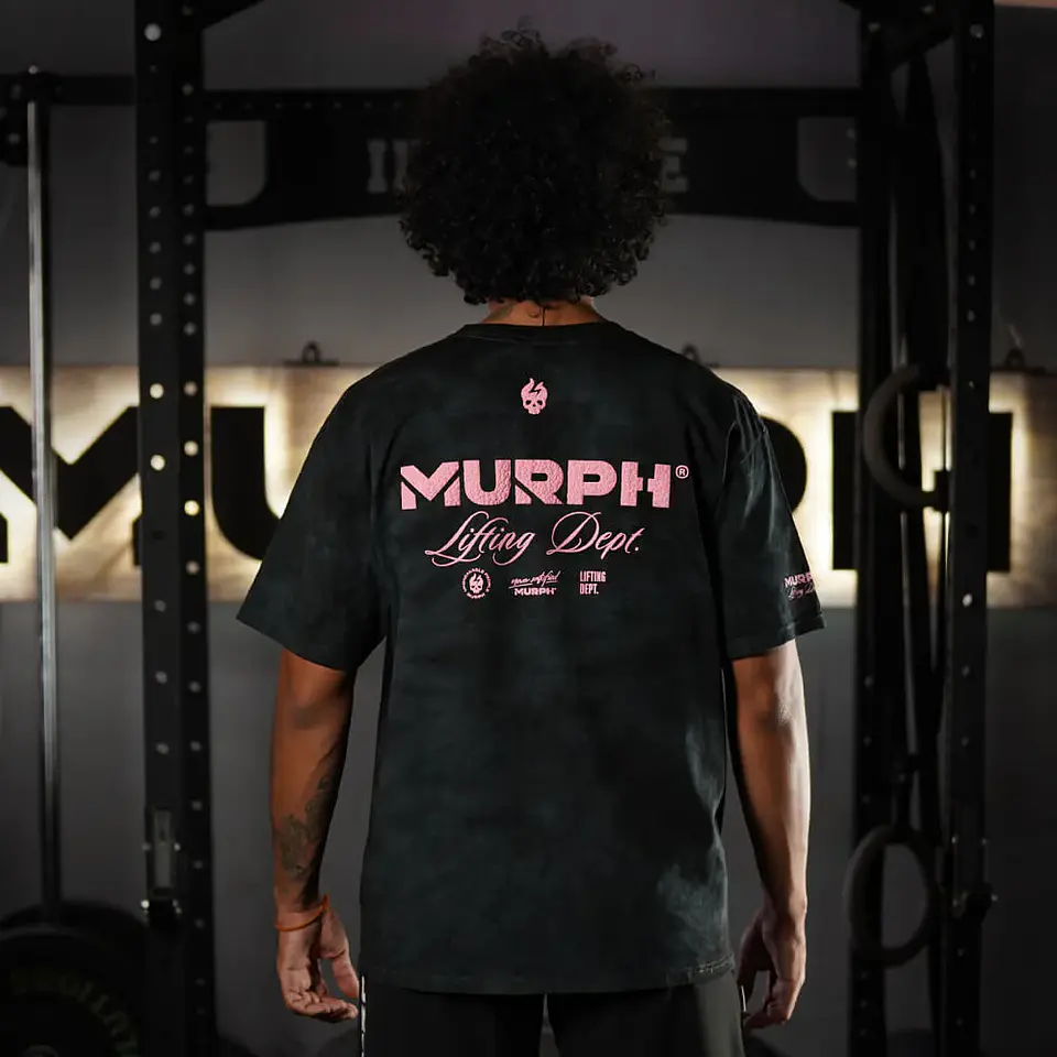Remera Oversize Lifting Dept - Black Storm 1