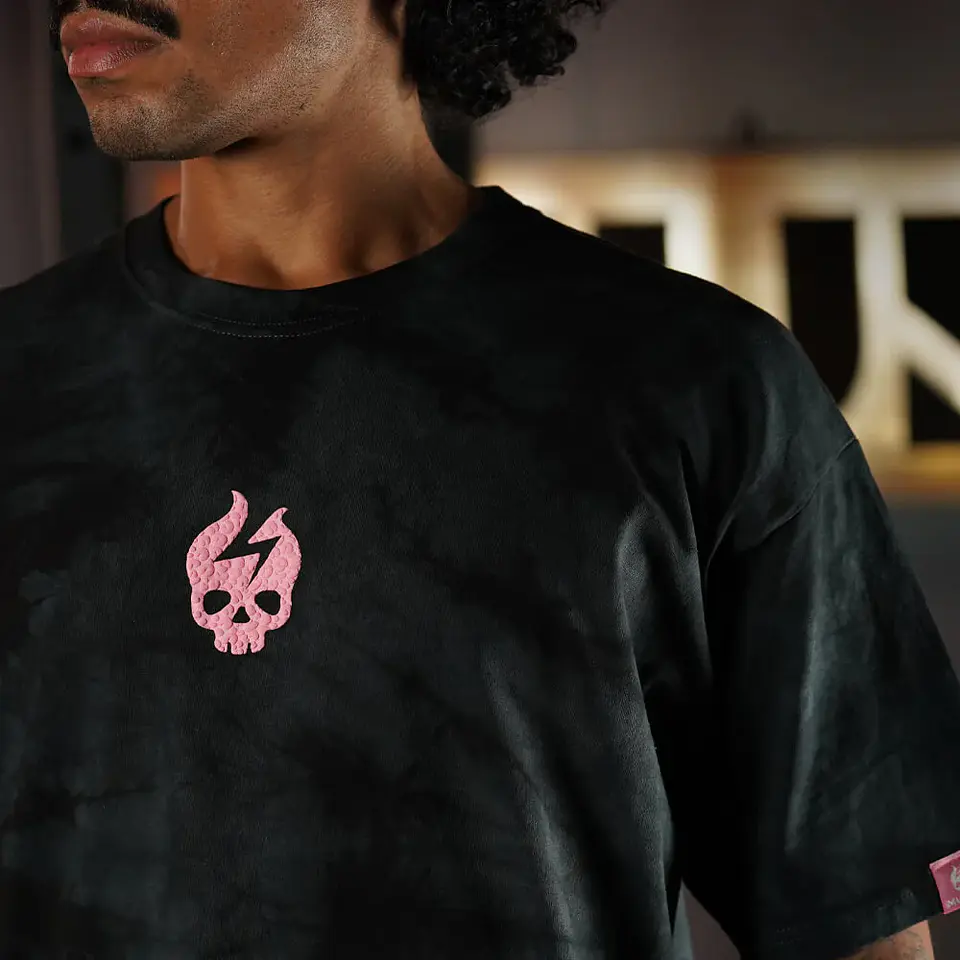 Remera Oversize Lifting Dept - Black Storm 4
