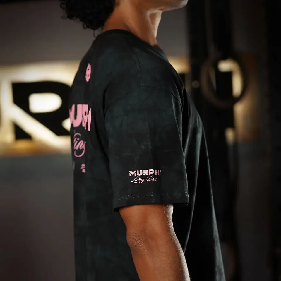 Remera Oversize Lifting Dept - Black Storm 5