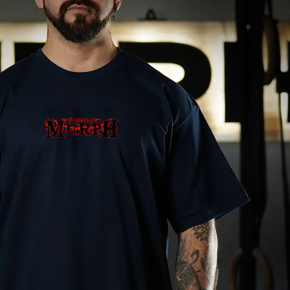 Remera Oversize KIMETSU NO MURPH - Navy Blue 4
