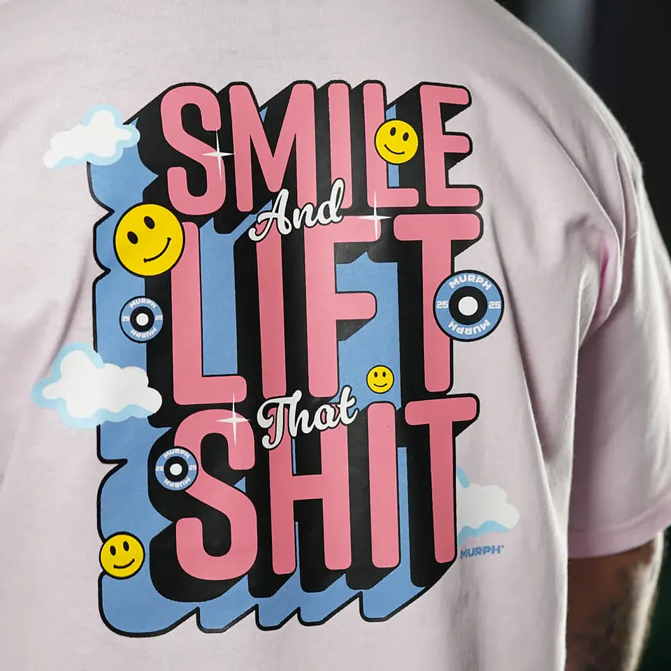  Remera Oversize Smile - Pink 4