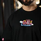 Remera Oversize Smile - Negro - Miniatura 4