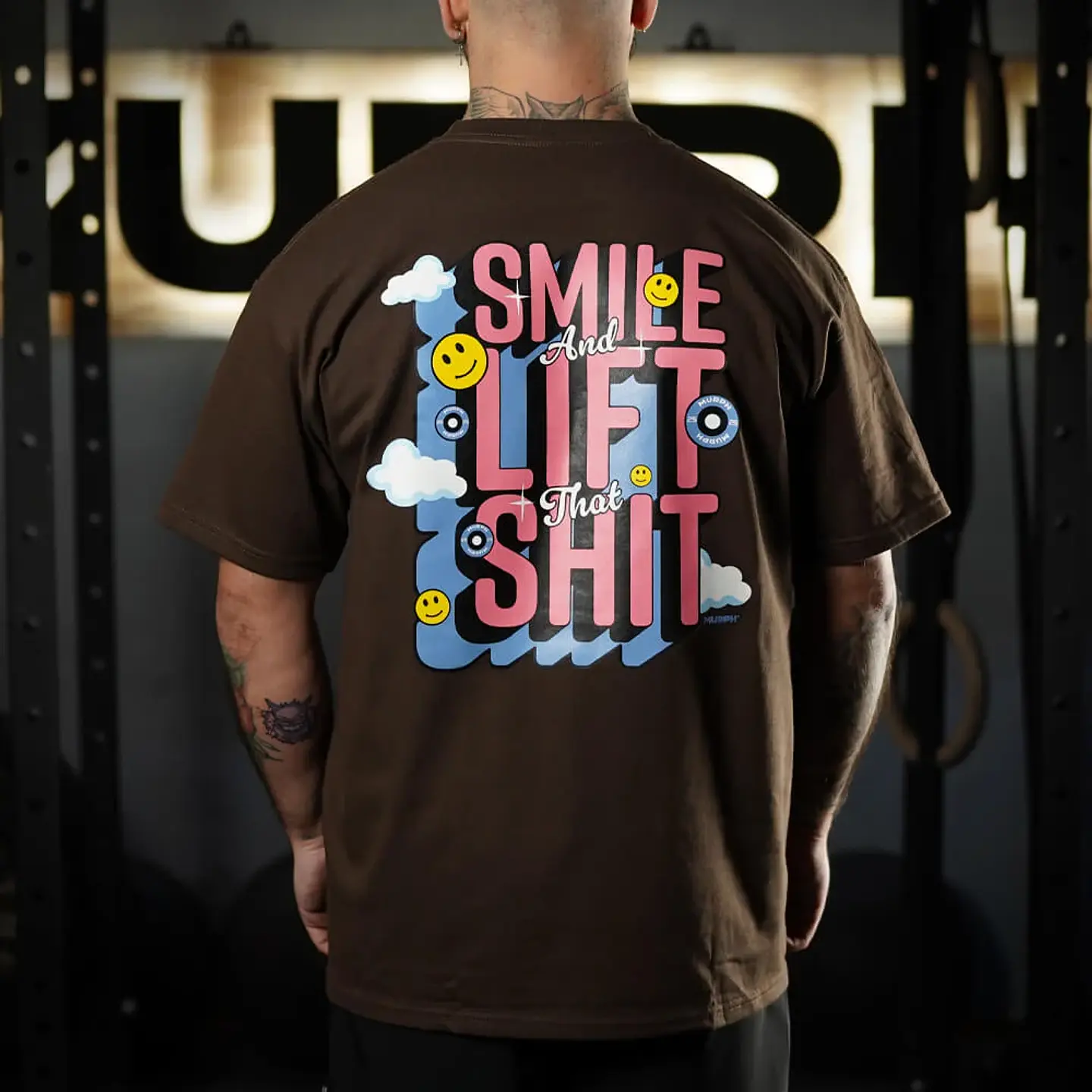 Remera Oversize Smile - Chocolate 1