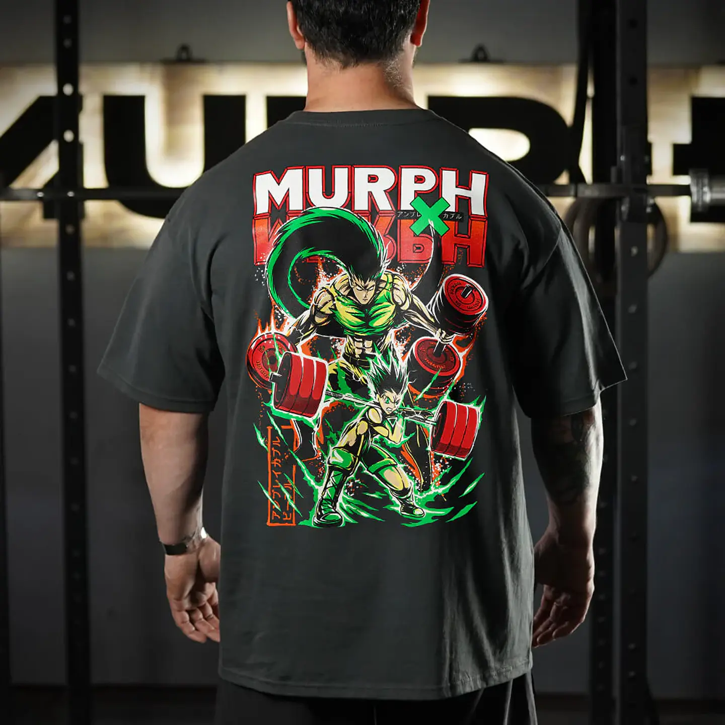 Remera Oversize Murph X Murph - Gris Charcoal 1