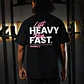 Remera Oversize LIFT HEAVY & RUN FAST - Negro - Miniatura 1