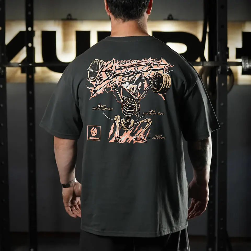 Remera Oversize Anatomy of the Snatch - Gris Charcoal 1