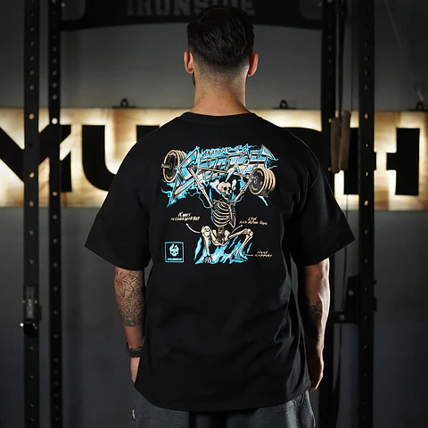 Remera Oversize Anatomy of the Snatch - Negro