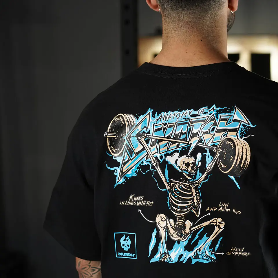 Remera Oversize Anatomy of the Snatch - Negro 3