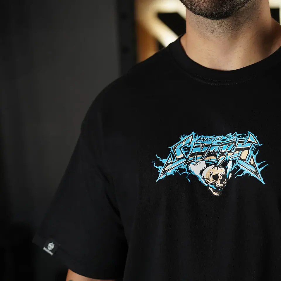 Remera Oversize Anatomy of the Snatch - Negro 5
