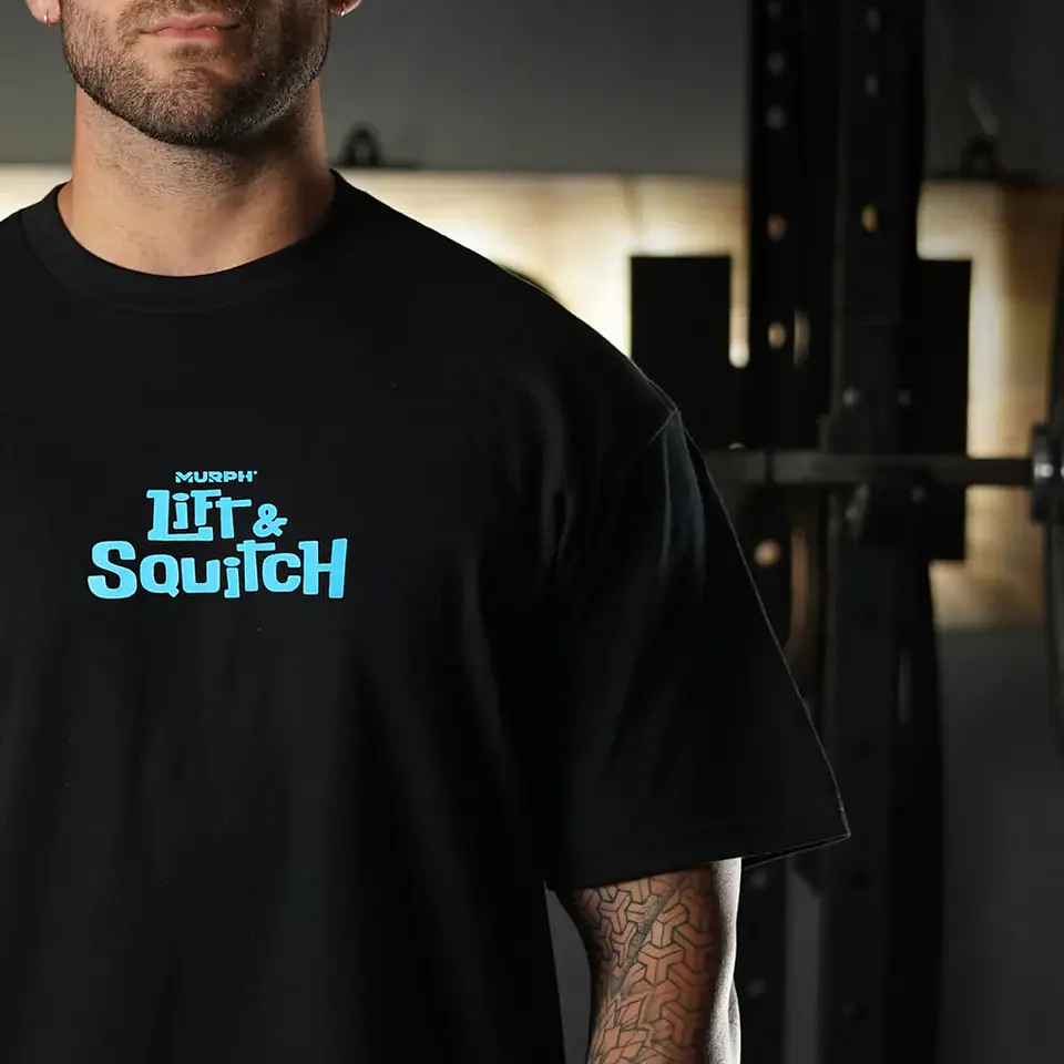 Remera Oversize Lift & Squitch - Negro 4