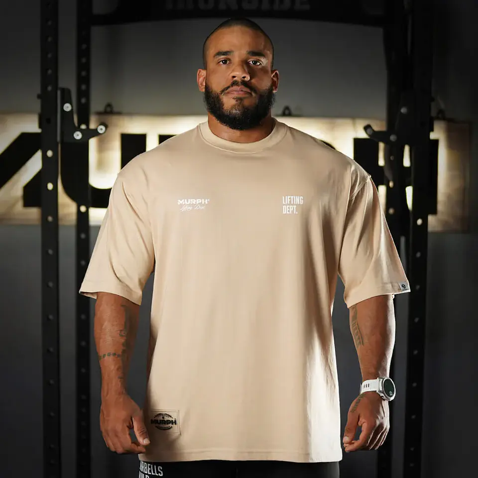 Remera Oversize Premium Lifting Dept - Nut 2