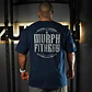 Remera Oversize Barbell Texture - Navy Blue - Miniatura 3