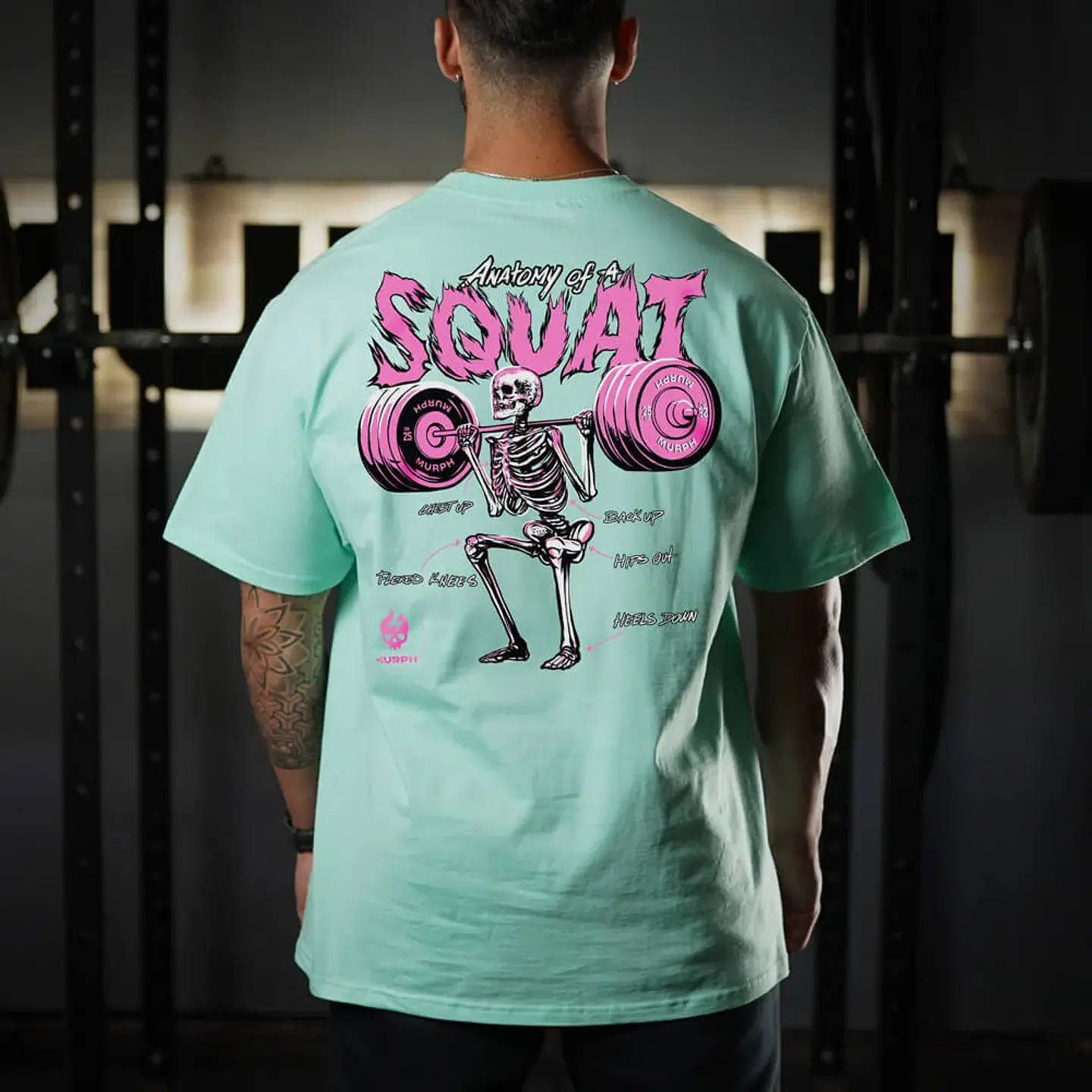 Oversize Premium Anatomy of the Squat - Mint 1
