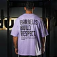 Remera Oversize Premium Barbells Build Respect - Lilac - Miniatura 2
