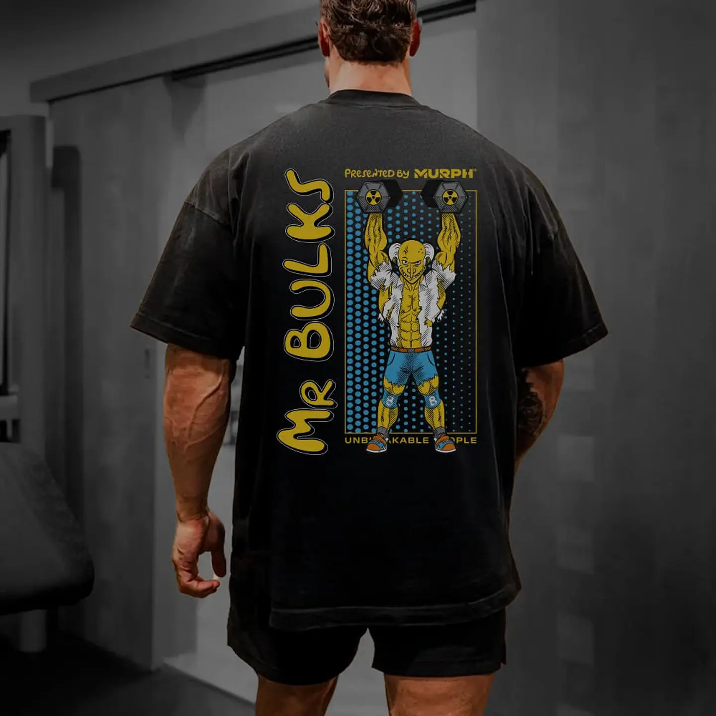 Remera Oversize Premium Mr. Bulks - Negro 5