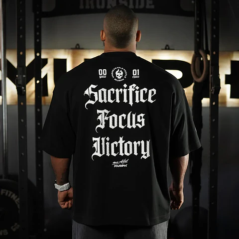 Remera Oversize ICON Premium SFV - Negro