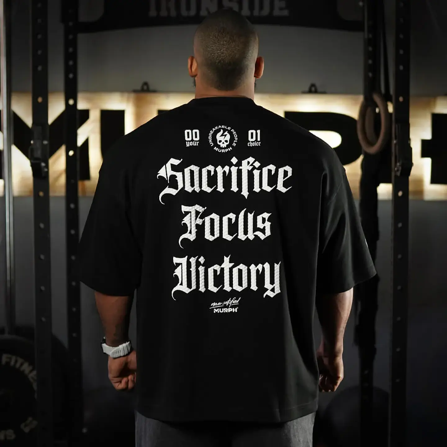 Remera Oversize ICON Premium SFV - Negro 1
