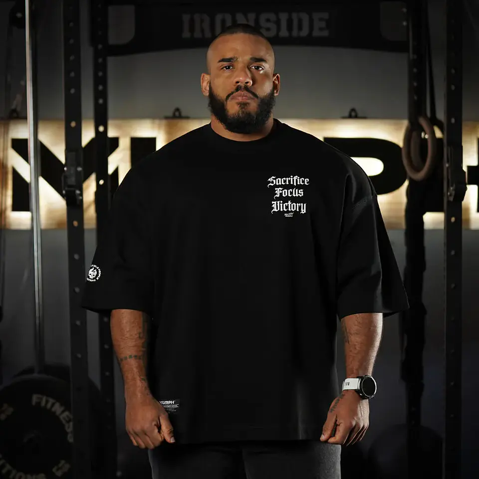 Remera Oversize ICON Premium SFV - Negro 2