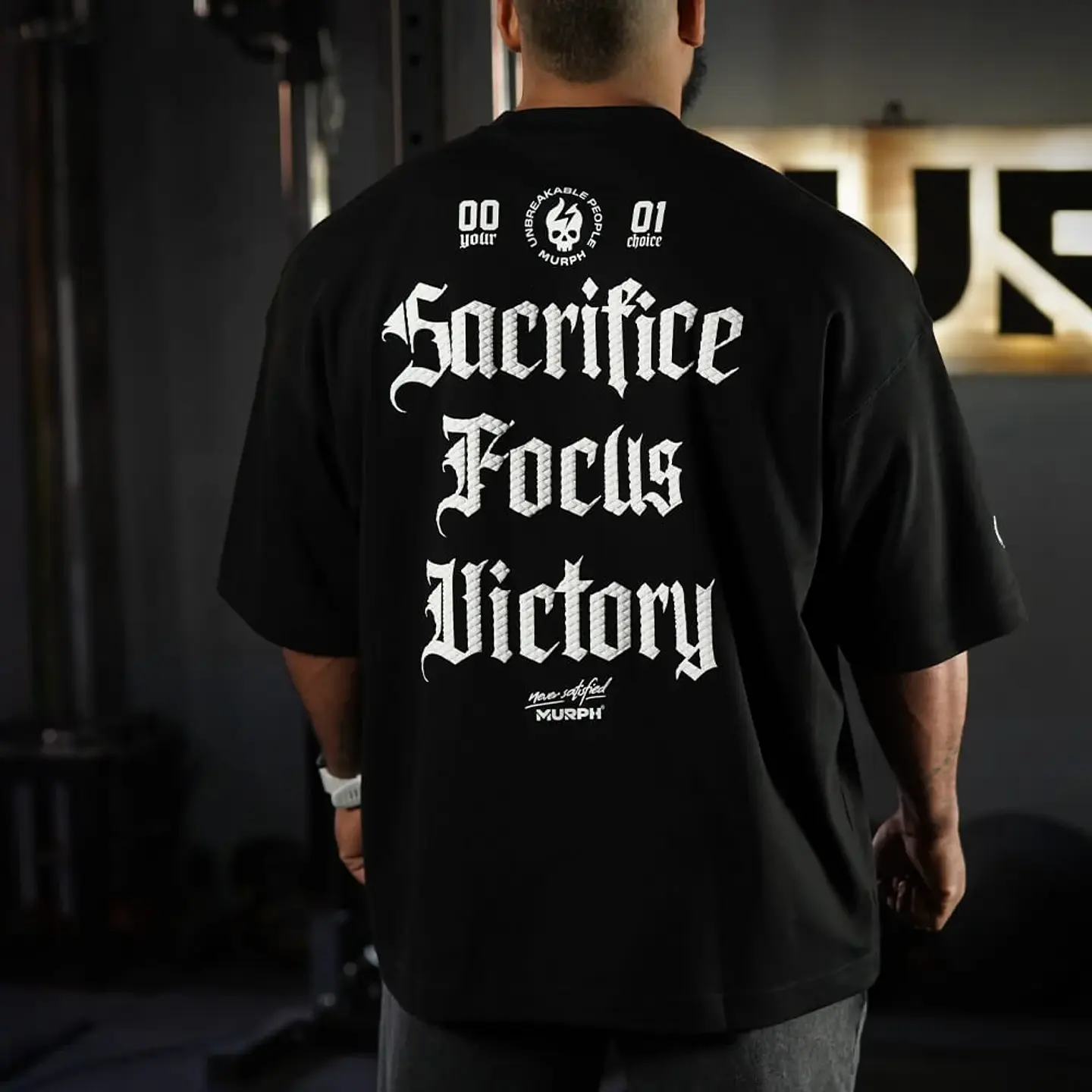 Remera Oversize ICON Premium SFV - Negro 3