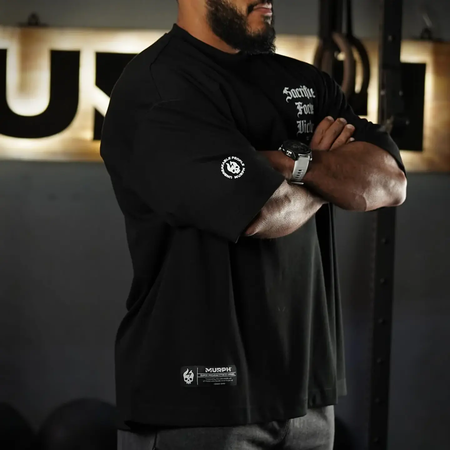 Remera Oversize ICON Premium SFV - Negro 5