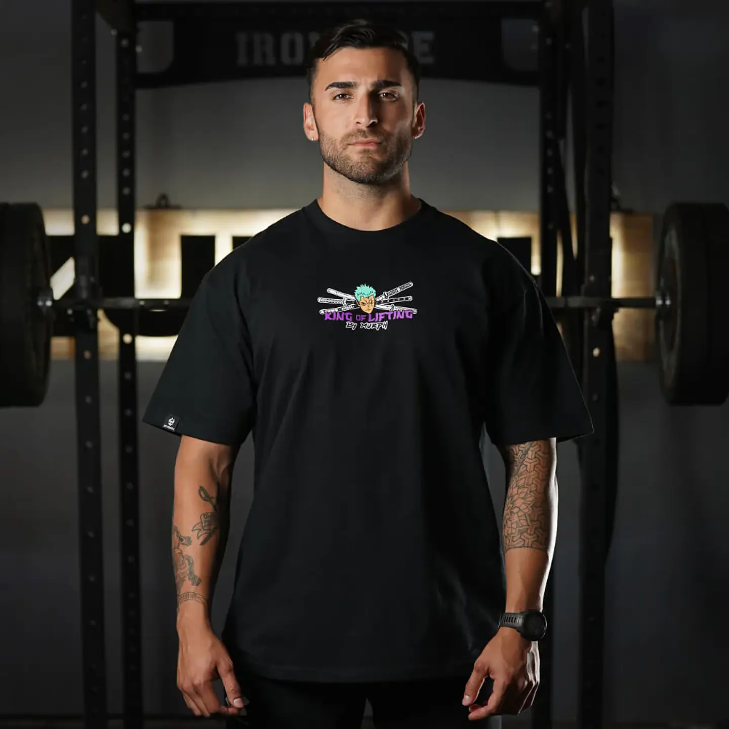 Remera Oversize King of Lifting - Negro 2