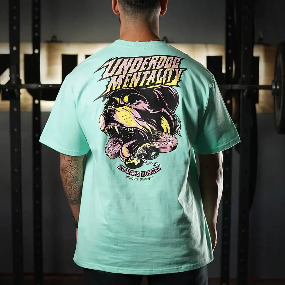 Remera Oversize PRO Premium Underdog Mentality - Mint 1