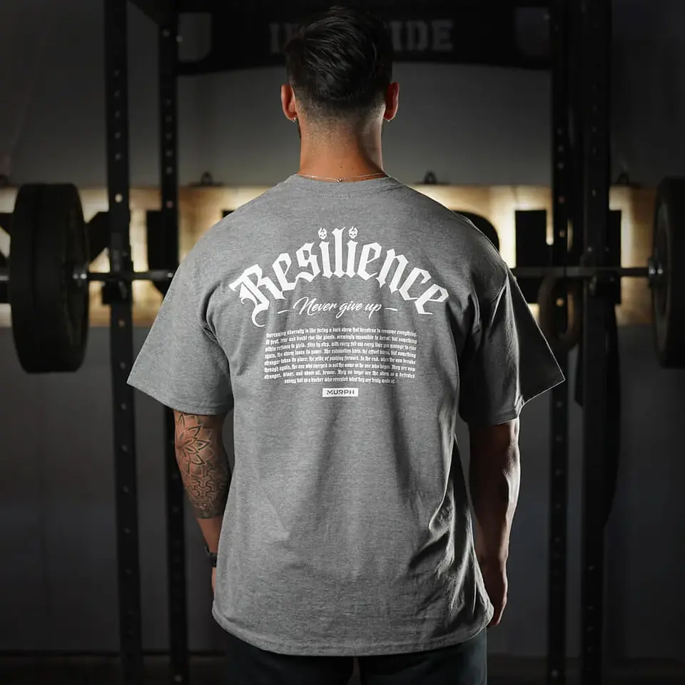 Remera Oversize Premium Resilience - Heather Gray 2