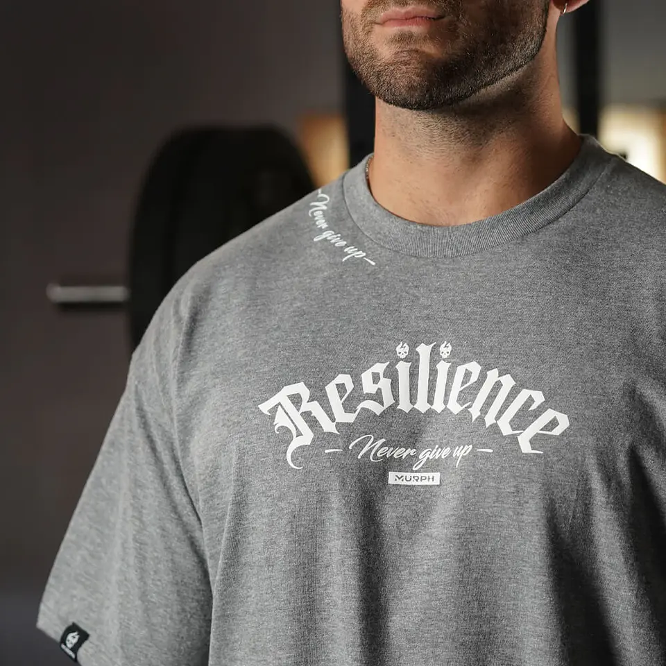 Remera Oversize Premium Resilience - Heather Gray 3